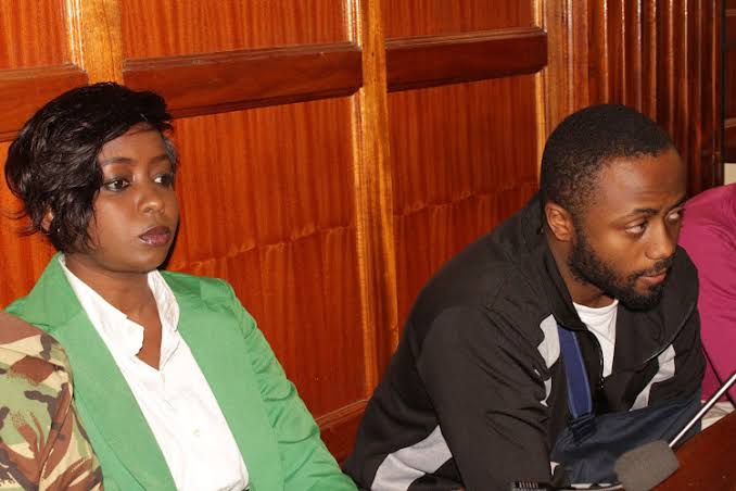 Jowie and Jackie Maribe in Court Photo/Thestar
