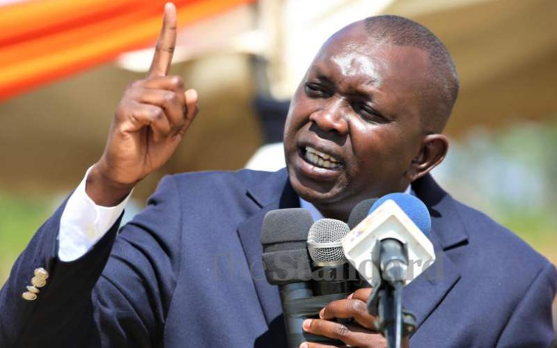 Oscar Sudi defends political donations to churche